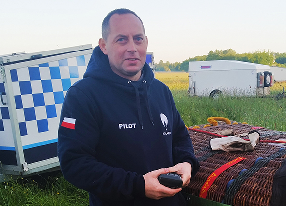 Zawodnik GZB w Krośnie Marcin Szarwas